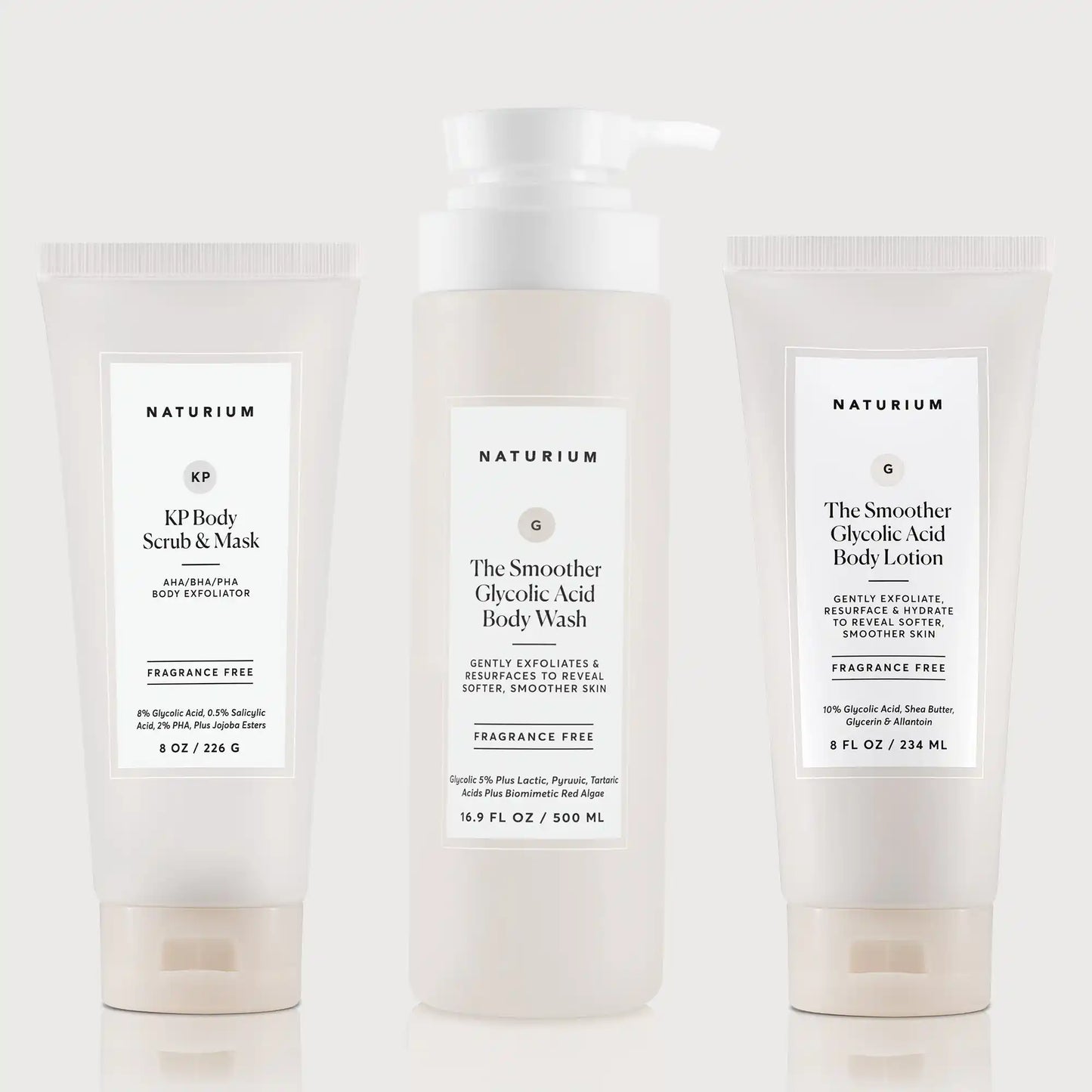 the-glycolic-acid-body-bundle-m4 NATR_KPScrub_SmootherBodyWash_SmootherLotion_Bundle_ecomm.webp