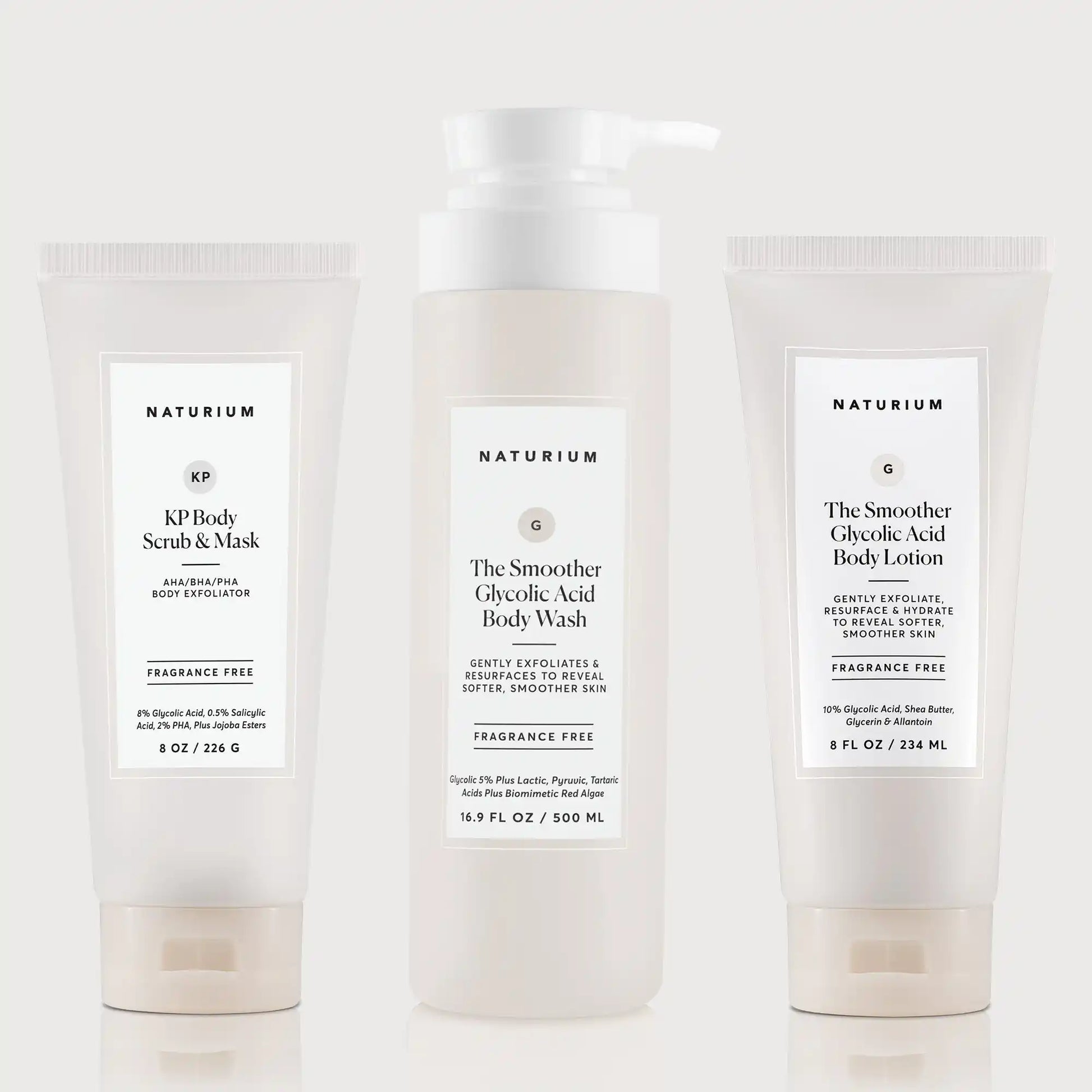 the-glycolic-acid-body-bundle-m4 NATR_KPScrub_SmootherBodyWash_SmootherLotion_Bundle_ecomm.webp